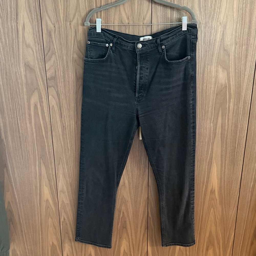 Agolde Black Straight Women’s Jeans